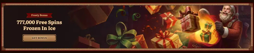 Divoký Robin Frosty Bonus sváteční akce nabízí 777 000 volných otočení